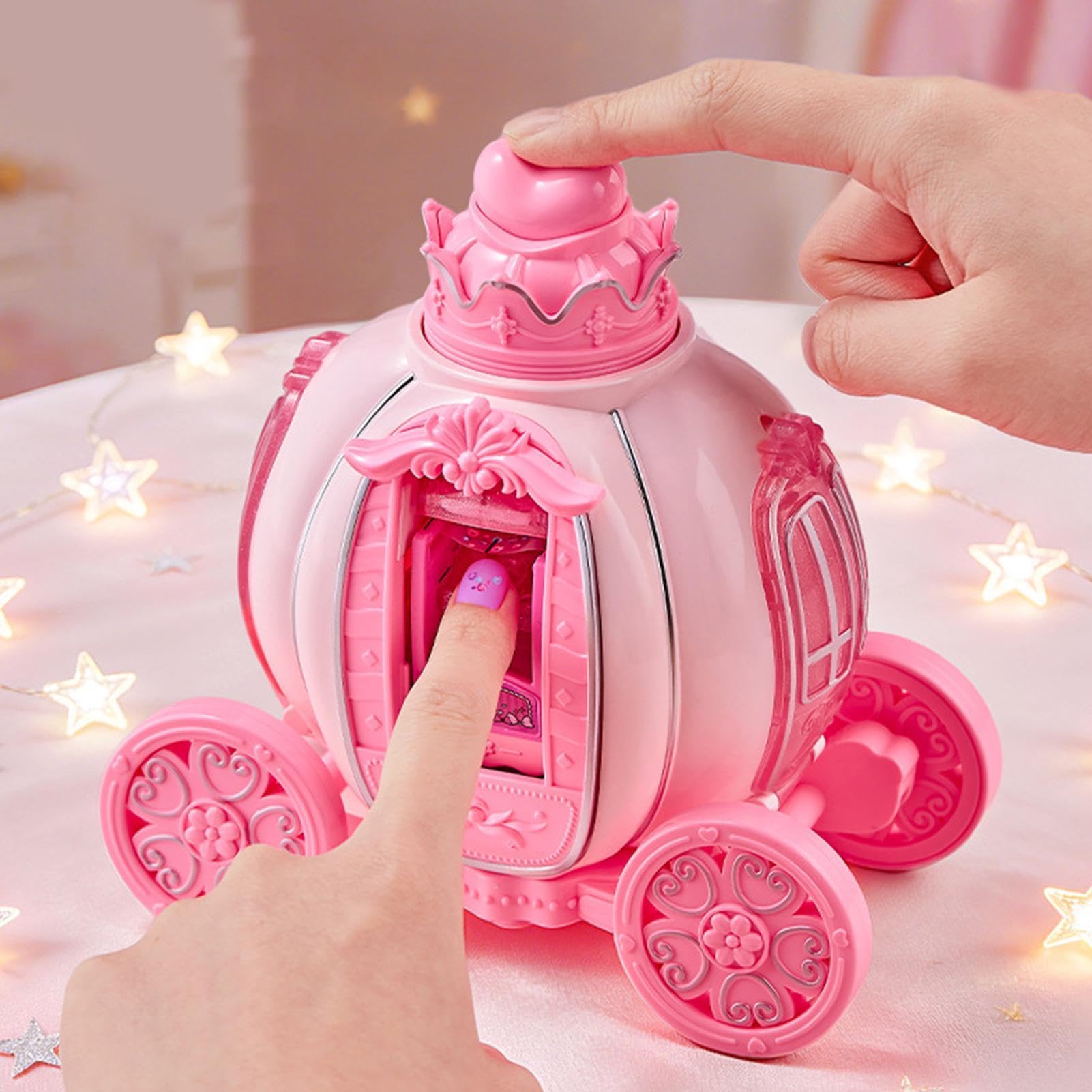 Kit De Uñas para Niñas Base Agua Desprendible Lavable Secado Rápido | Set de Manicura Infantil para Cumpleaños Día del Niño Acción de Gracias Hogar Escuela Parque Aire