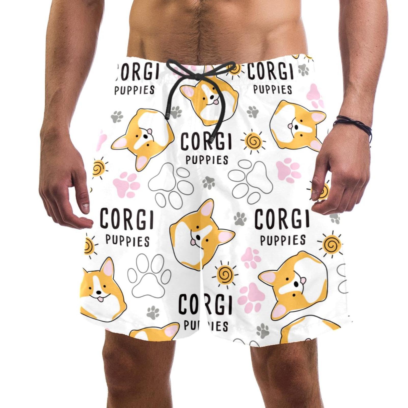 Short de bain corgi à séchage rapide pour homme - 6