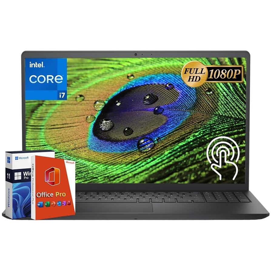 Dell Inspiron 15 3530 Business Laptop, Microsoft Office Lifetime License & Windows 11 Pro, 15.6" FHD 120Hz Display, Intel i7-1355U, 64 GB RAM, 1 TB SSD, 1080P Webcam, Backlit Keyboard, Anti-Glare