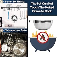 Vista 7 de Olla de doble caldera de 1000ML/1QT para derretir chocolate, juego de fabricación de velas de acero inoxidable 304 con espátula de silicona