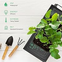Vista 7 de Paquete de 4 alfombrillas térmicas de plántulas, con certificación MET para plantas de cultivo de semillas, invernadero de inicio de semillas