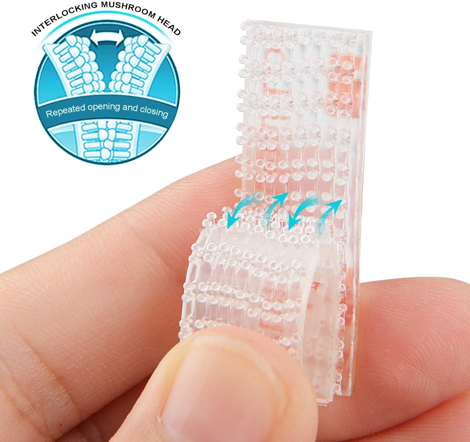 POTOLON EZ Pass Mounting Kit - Dual Lock Tape - 2 Sets of Peel-and-Stick Strips with Alcohol Prep Pad