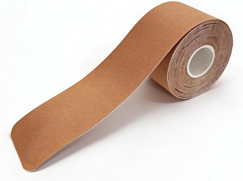 Kinesiology Tape, 20 Count Precut Strips,Beige 1Pack | Original Cotton Elastic Athletic Tape for Muscle Strain Relief & Joint Support, Waterproof & Breathable Sports Tape