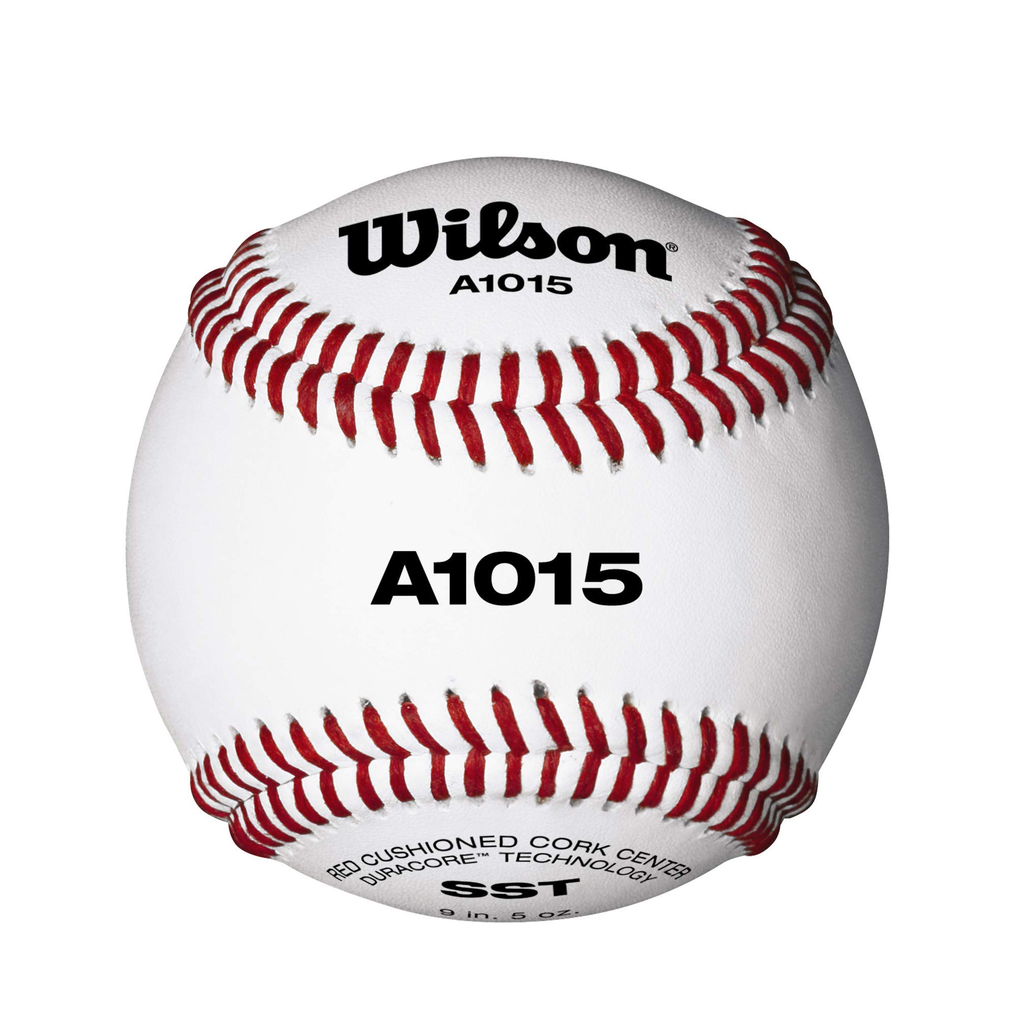 WILSON Pro Series Baseballs, A1015, SST, NFHS (One Dozen) , White