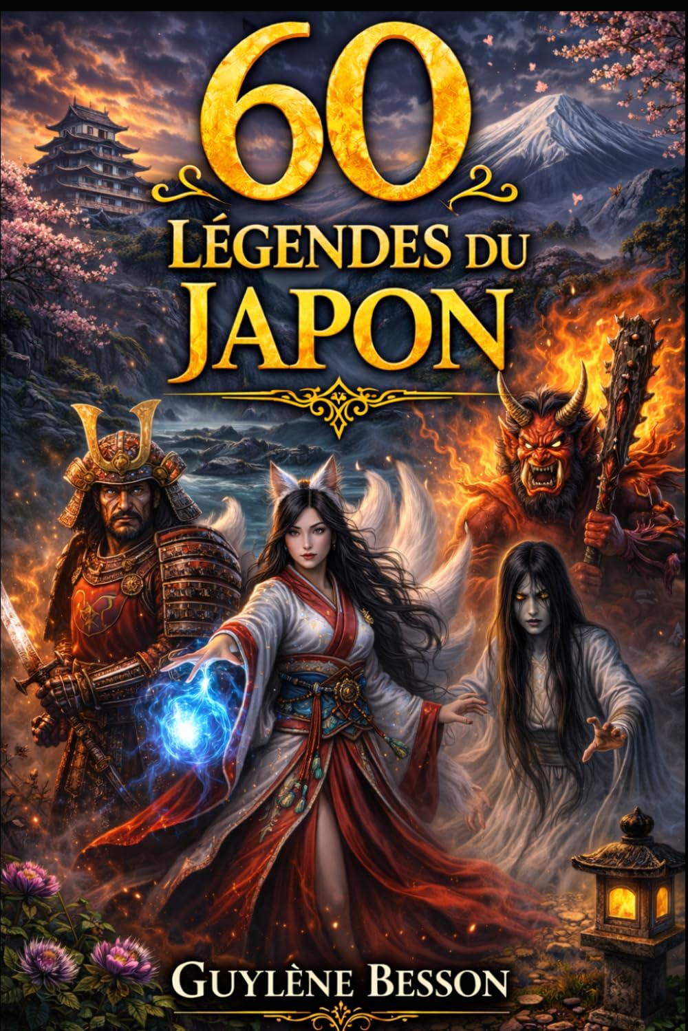 60 Légendes du Japon: Illustrées en Noir et Blanc : Mythes, Créatures et Sagesse Ancestrale. Un Voyage Immersif dans la Mythologie Japonaise et ses Rituels Sacrés. (Collection Légendes et Terroirs)