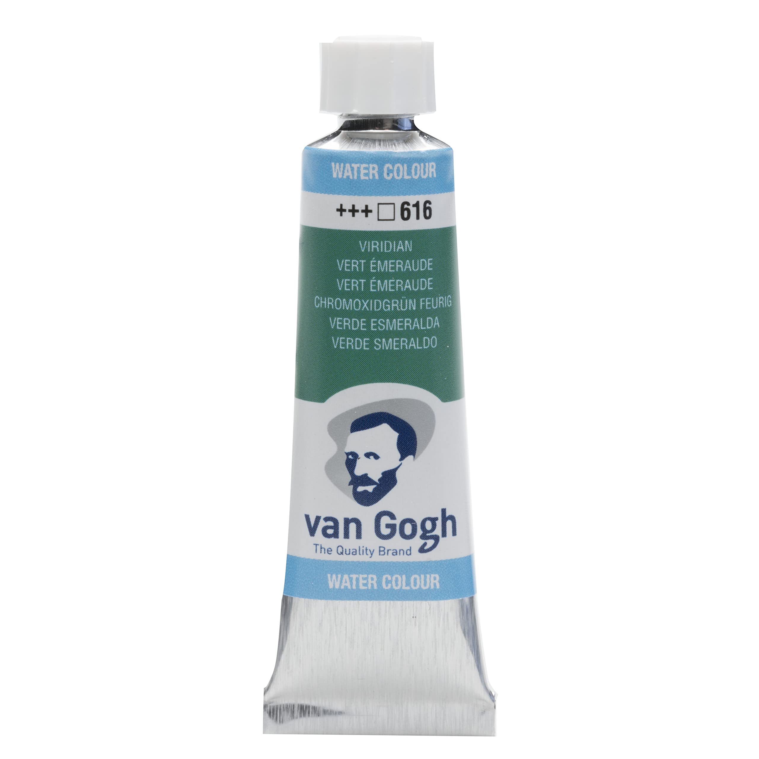 Van Gogh Watercolour Paint, 10ml Tube, Viridian 616