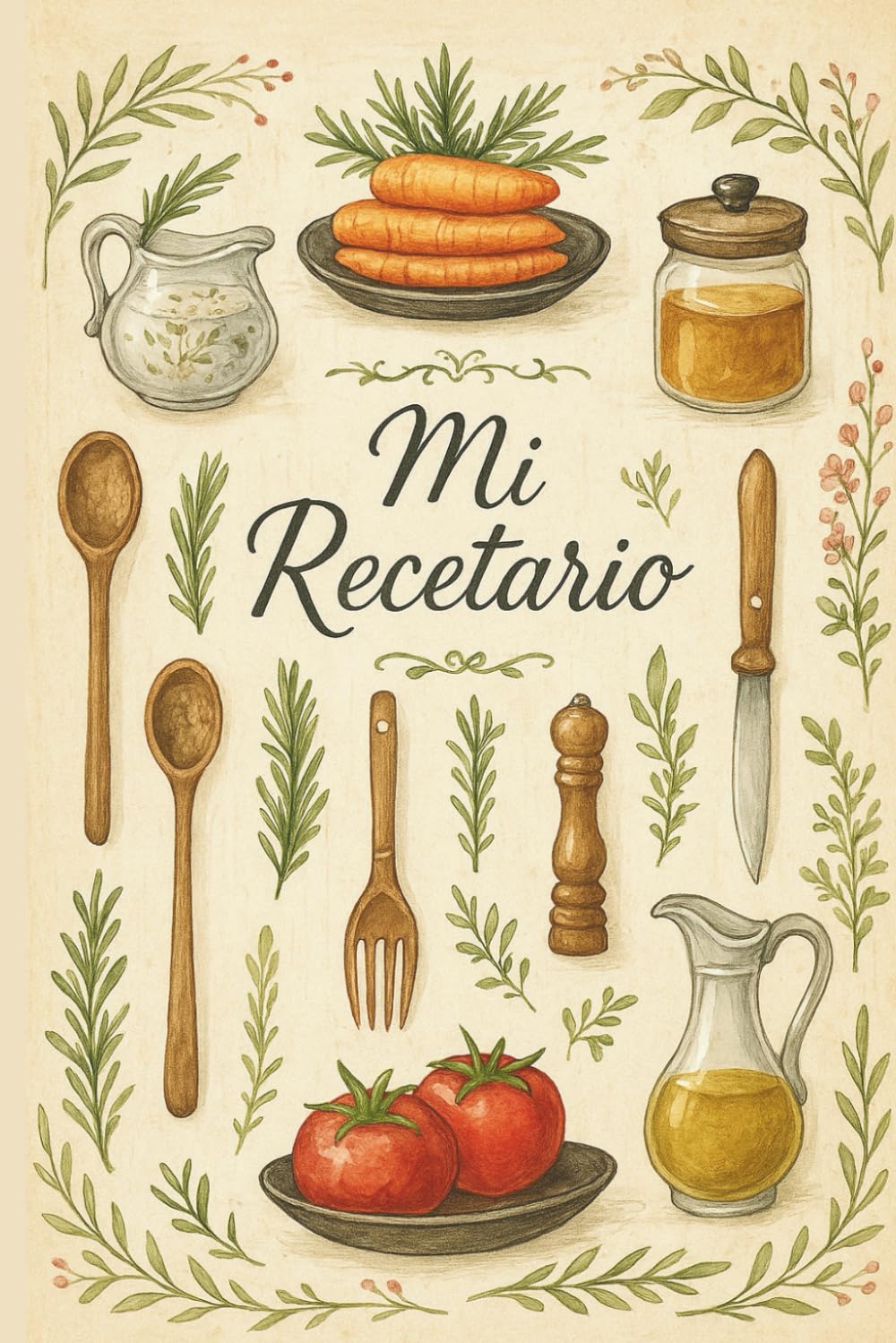 Majosta Mi Recetario De Cocina Para Escribir | Libreta Para Escribir Recetas De Cocina