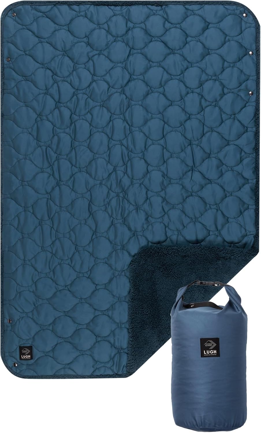 LUGH 魔法瓶ブランケットLサイズ (6層/ グラフェン) オリーブドラブ