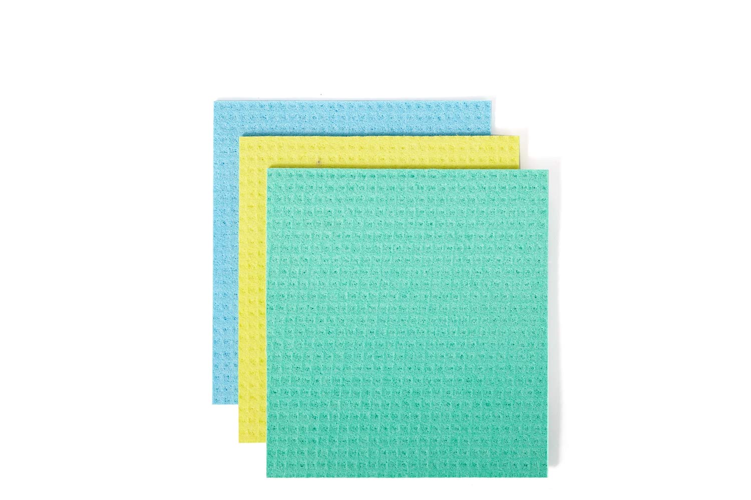 Full CircleReusable Cellulose Sponge Clothes, 3 Pack