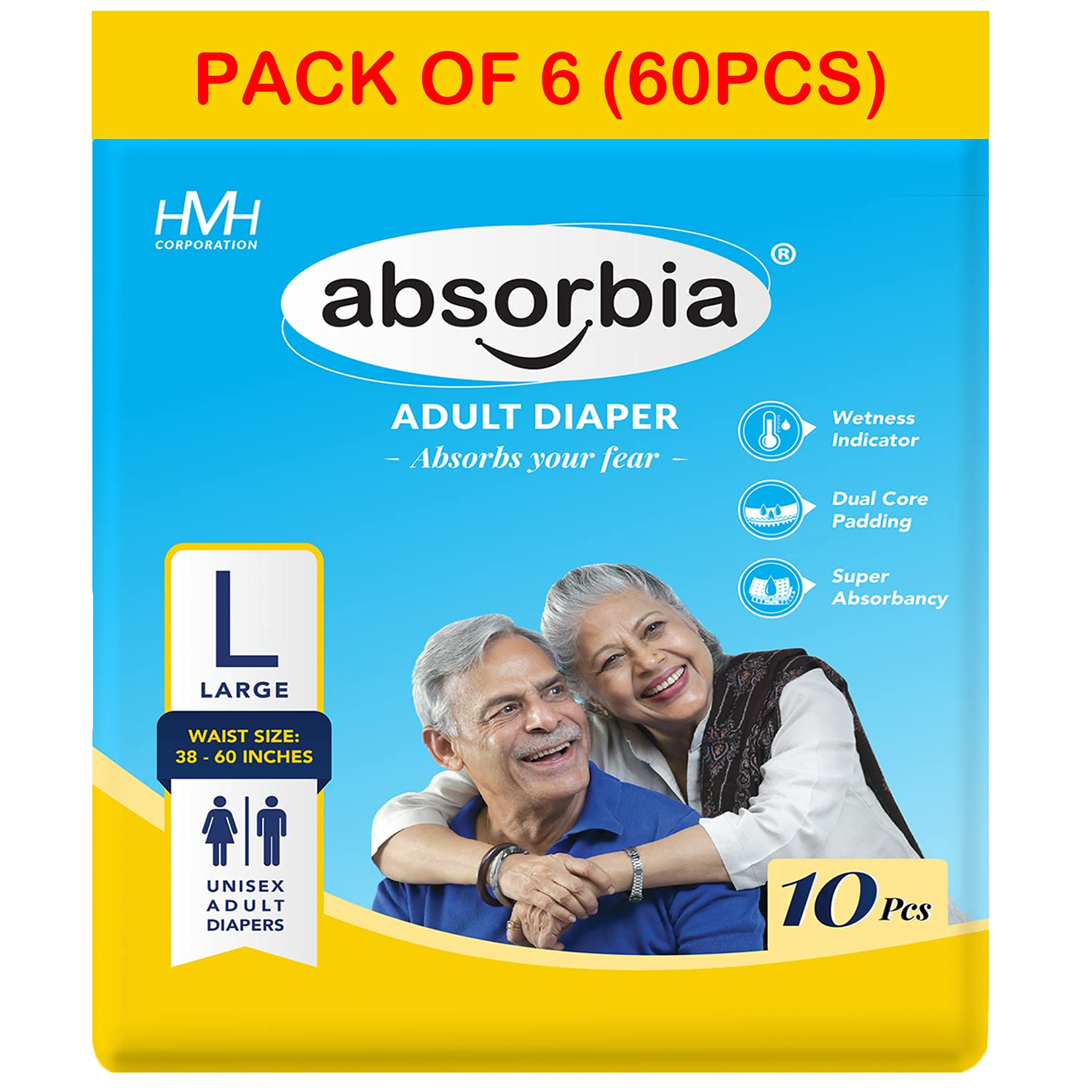 See full amazon price history chart for absorbia Adult Diaper Tape Style Waist Size 96-152 CM (38-60 incs) Size-L 60 Pcs Large absorbia Adult Diaper Tape Style Waist Size 96-152 CM (38-60 incs) Size-L 60 Pcs Large (B09HQMVBJD) Amazon Price History, Amazon Price Tracker