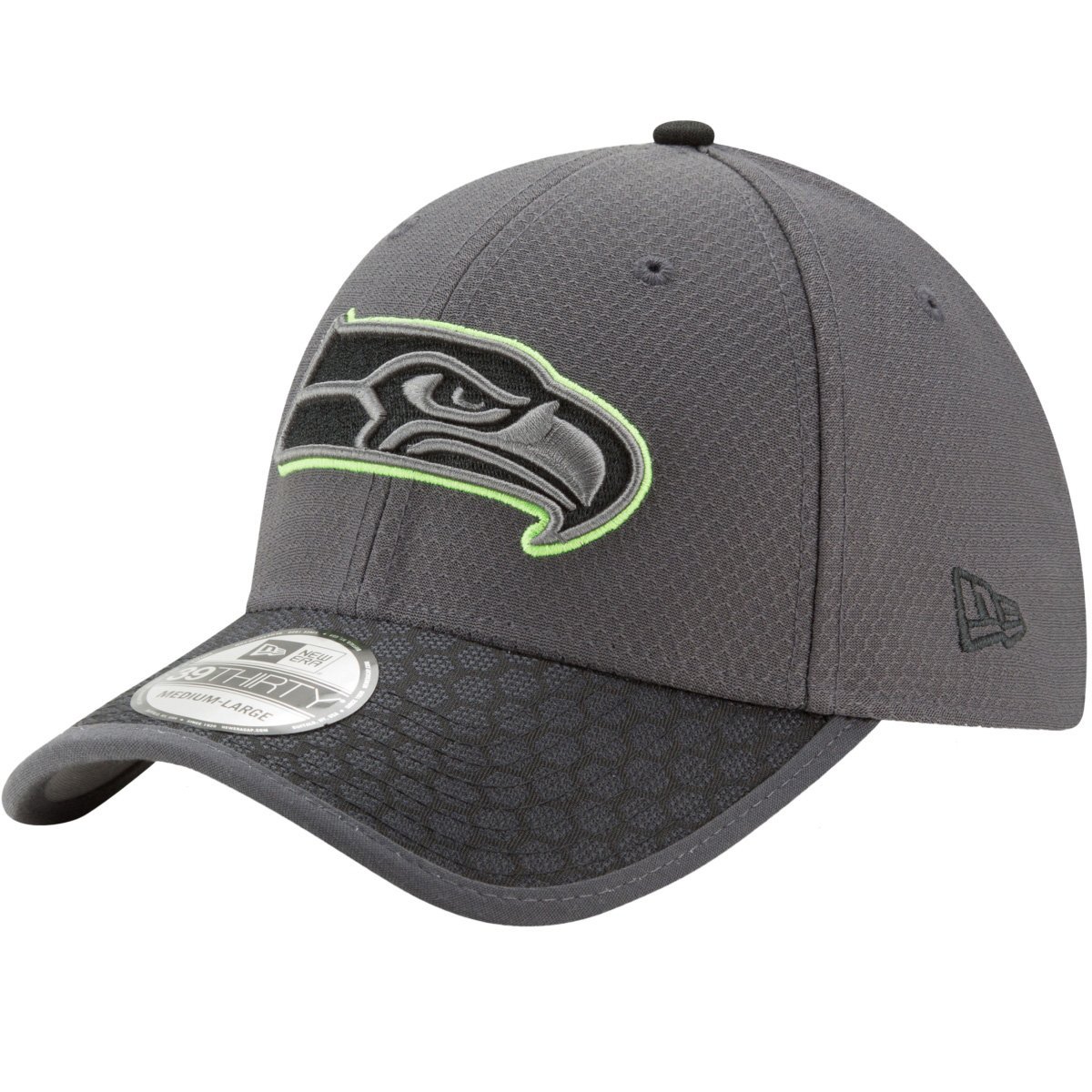 New Era 39Thirty Cap - NFL 2017 Sideline Seattle Seahawks - L/XL