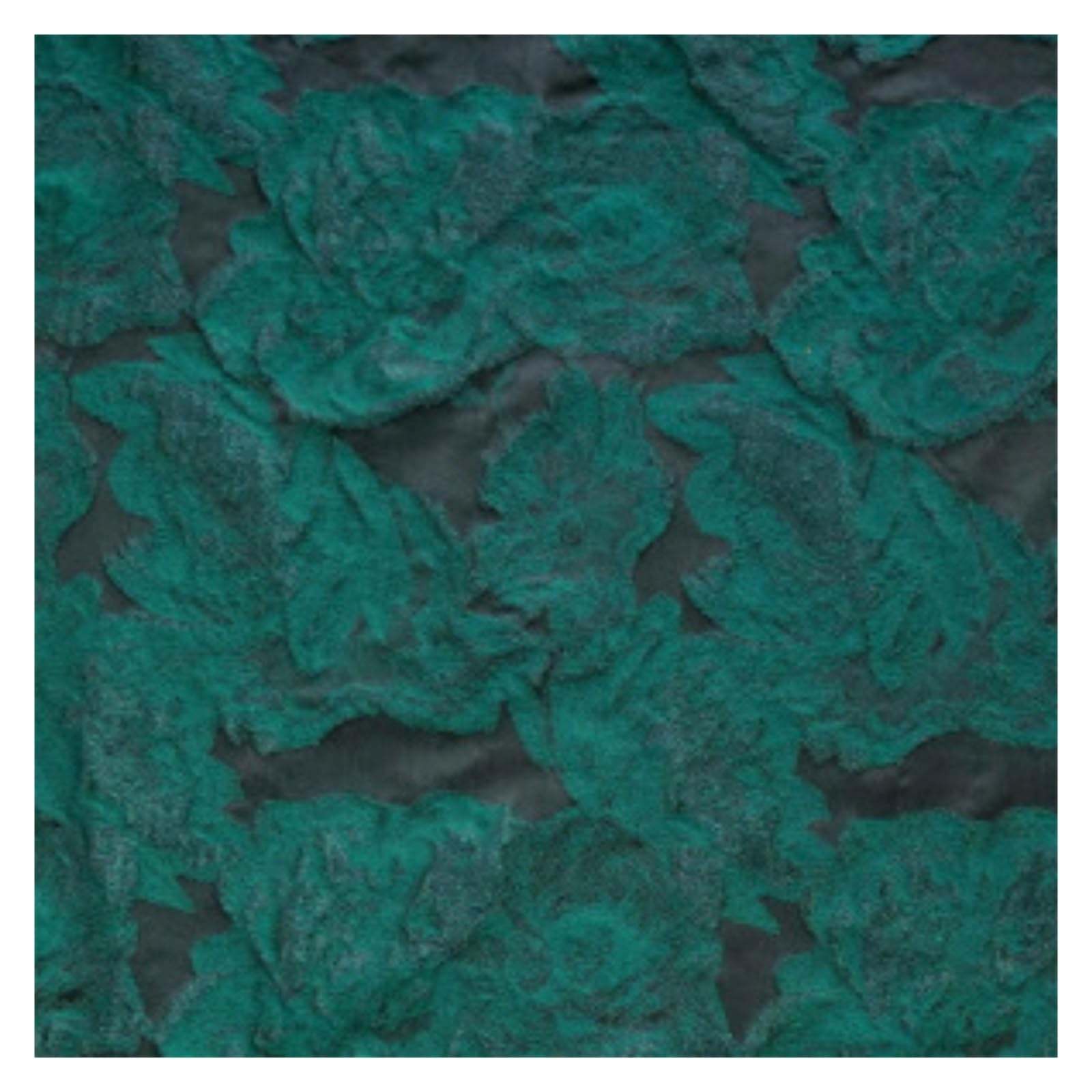 Tissu satiné soyeux Tissu satiné deux tons Jacquard noir vert gaufré for rideau de robe DIY texturé 1 mètre