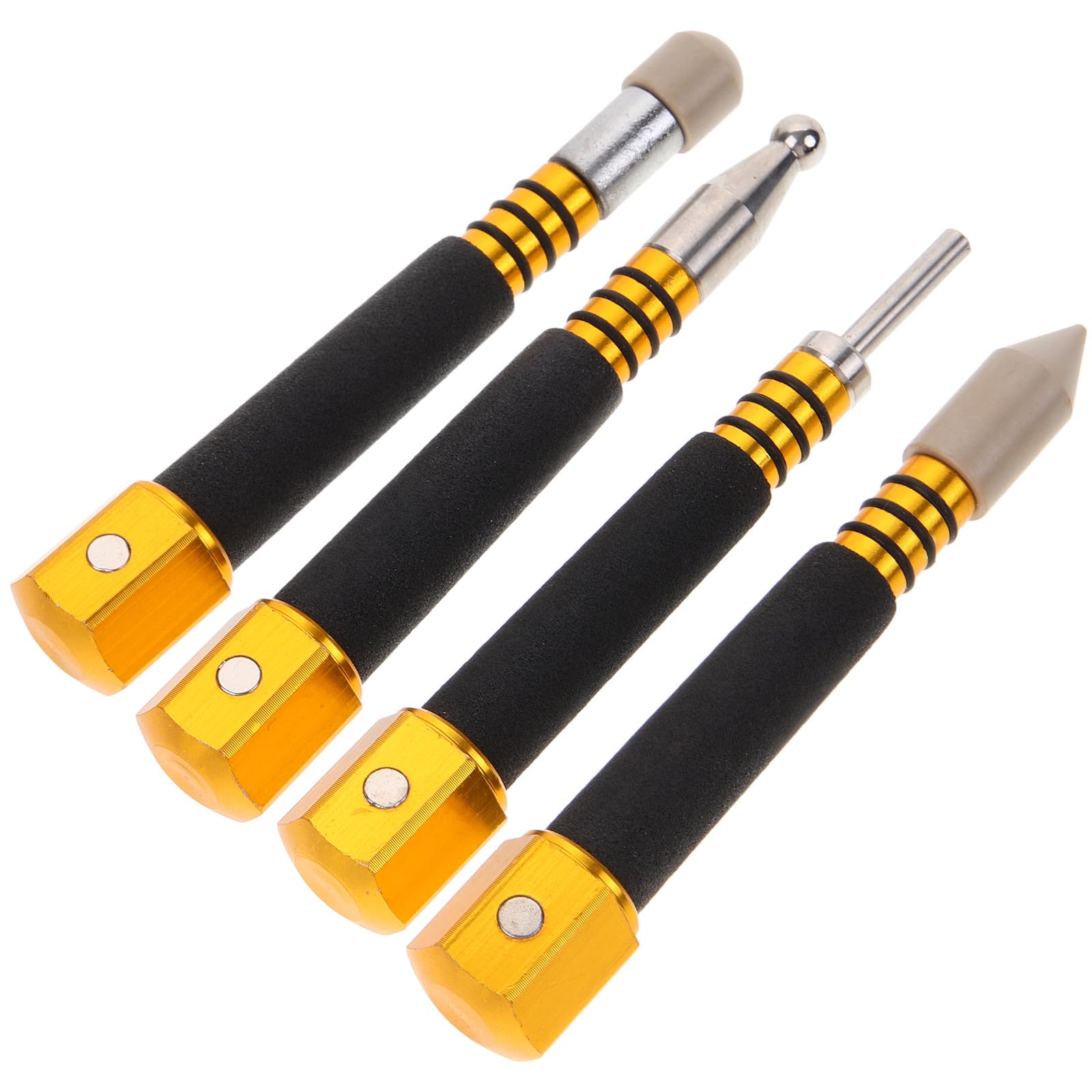 Kit de stylo tap down pour débosselage automobile en fer avec 4 têtes interchangeables pour DIY