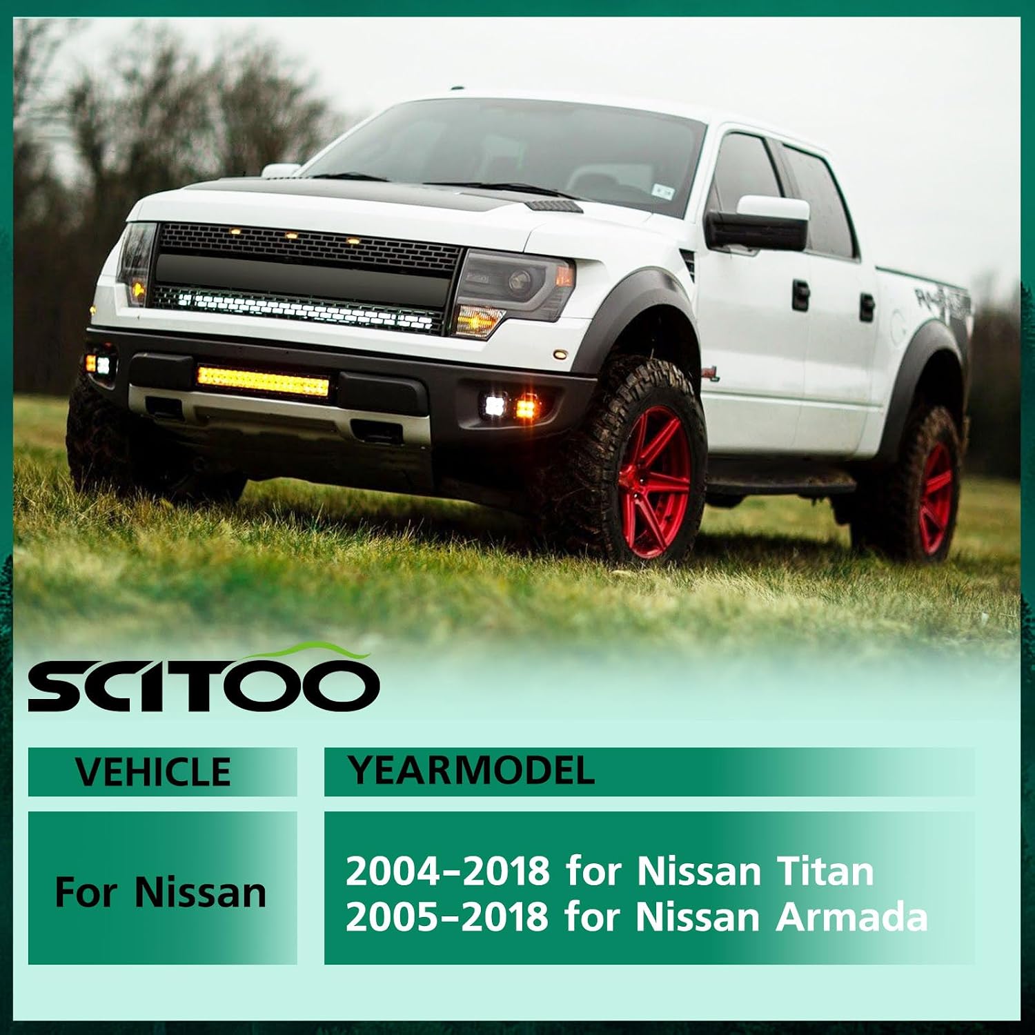 SCITOO Lifts 3 inch Front and 1.5 inch Rear Suspension Strut Spacers for Nissan Titan Full Leveling Lift Kit