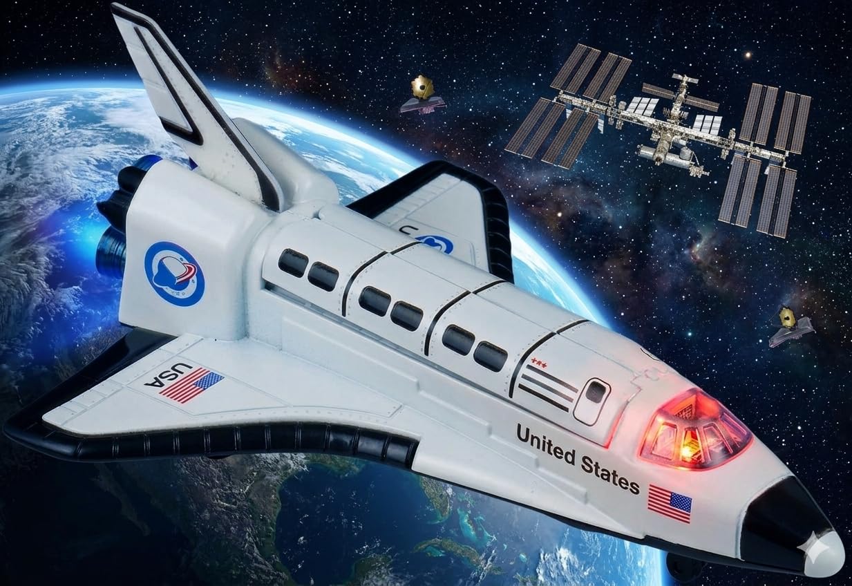 Amazon.co.jp: ダイカスト スペースシャトル (6インチ) ライト 