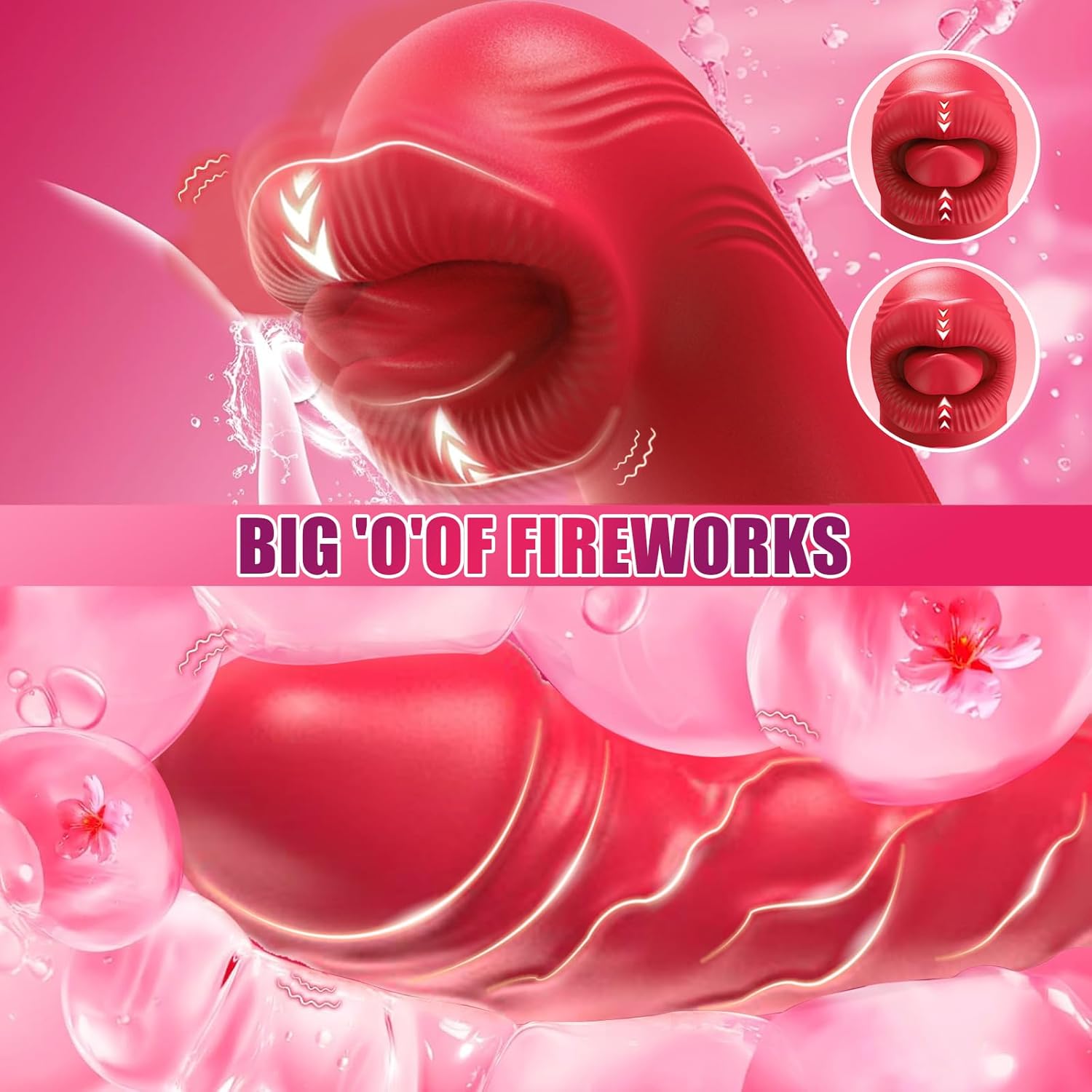Wearable Vibrator Tongue‑Style Clitoral Stimulator, Adult Toys for Women -Strong Sex image 2