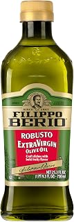 Filippo Berio Cold Pressed Extra Virgin Olive Oil, Robusto, 25.3 Ounce rPET Bottle, Contains Polyphenols