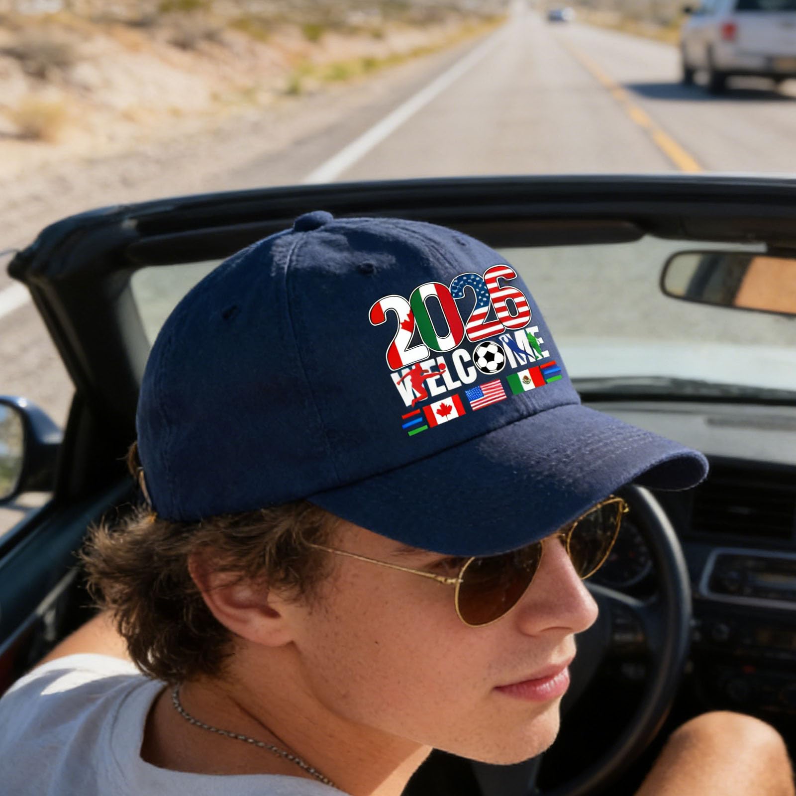 2026 Cup Hat, USA Canada Mexico World Cup Soccer Cap, Host Country Soccer Football Cap, Cotton Baseball Hat for Men Women — view 5