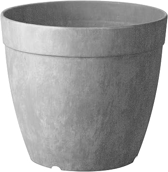 Root & Vessel Dolce Round Planter, Gray, 8"