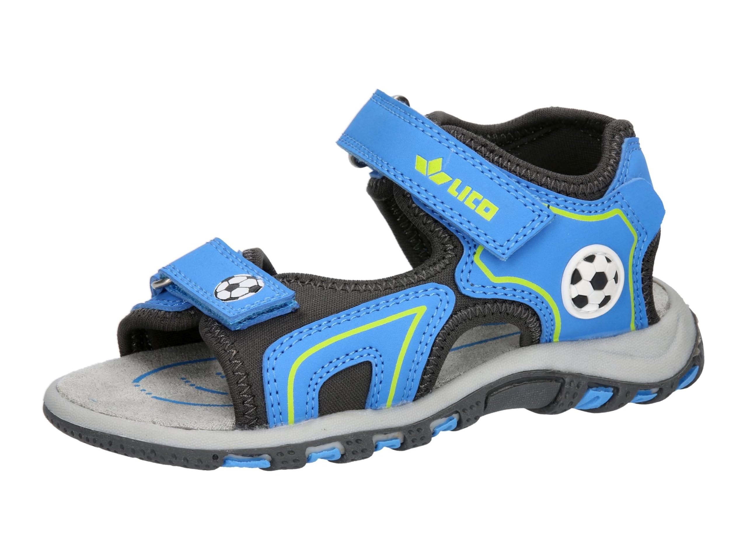 Lico Boys' Kevin V Sandals, Blue anthracite, 1.5 UK
