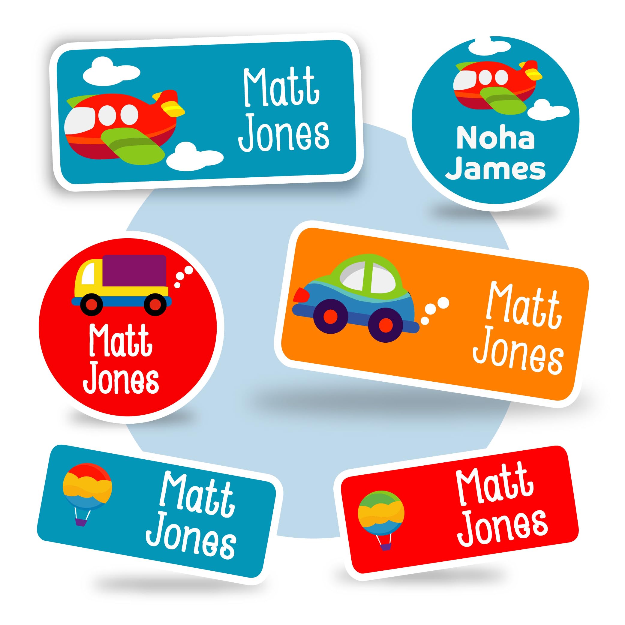 Personalized Daycare Name Labels for Kids School Label for Launchbox Bottles Dishwasher Safe Waterproof Name Stickers Custom Labels for Summer Camp (