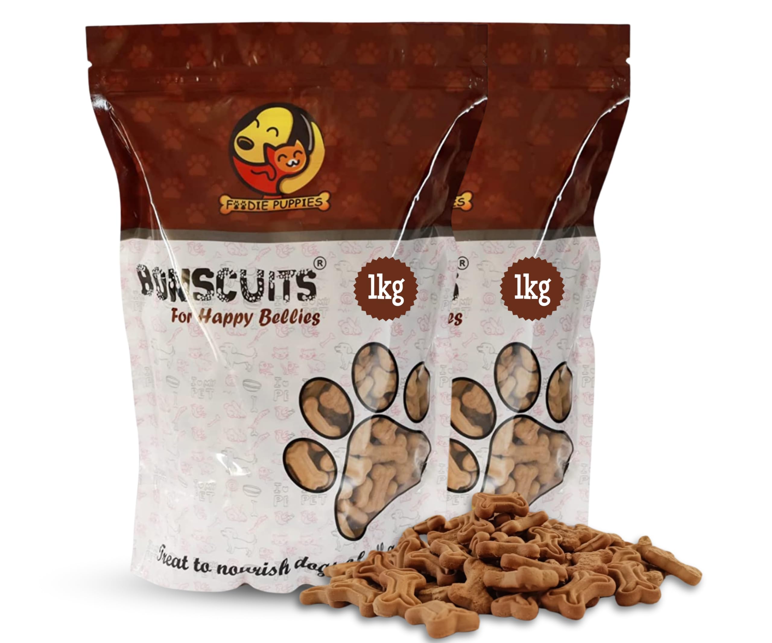 Foodie Puppies Freshly Baked Chicken Flavor Puppy Bone Biscuits for Street Dogs & Puppies - (2kg) Crunchy Texture 100% Natural & Digestible, Enriched with Vitamins & Minerals | Promotes Dental Health (B088Q9GX48) Amazon Price History, Amazon Price Tracker
