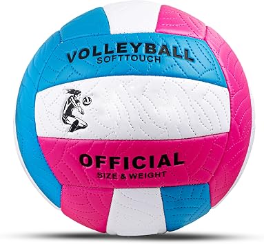 Softtouch Voleybol Topu Resmi Boyut No 5 Premium Diki li  ift Astarl    ve D  Mekan i in Ma  ve Antrenman Topu Pompa Hediyeli