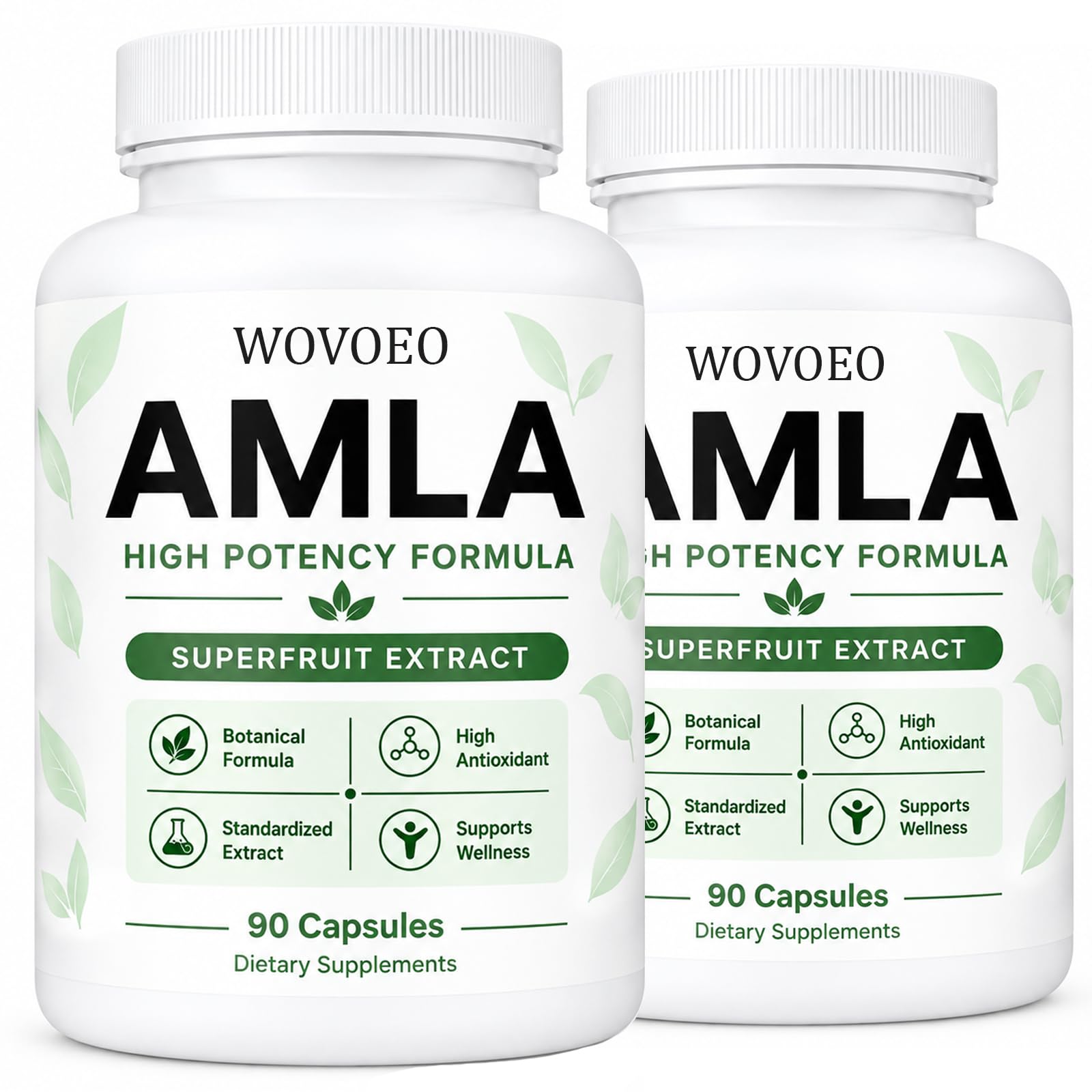 Amla Capsules, Organic Amla Extract Supplement, High Potency Amla Superfruit Extract with Indian Gooseberry, 90 Vegan Capsules (1) — Amazon image 8