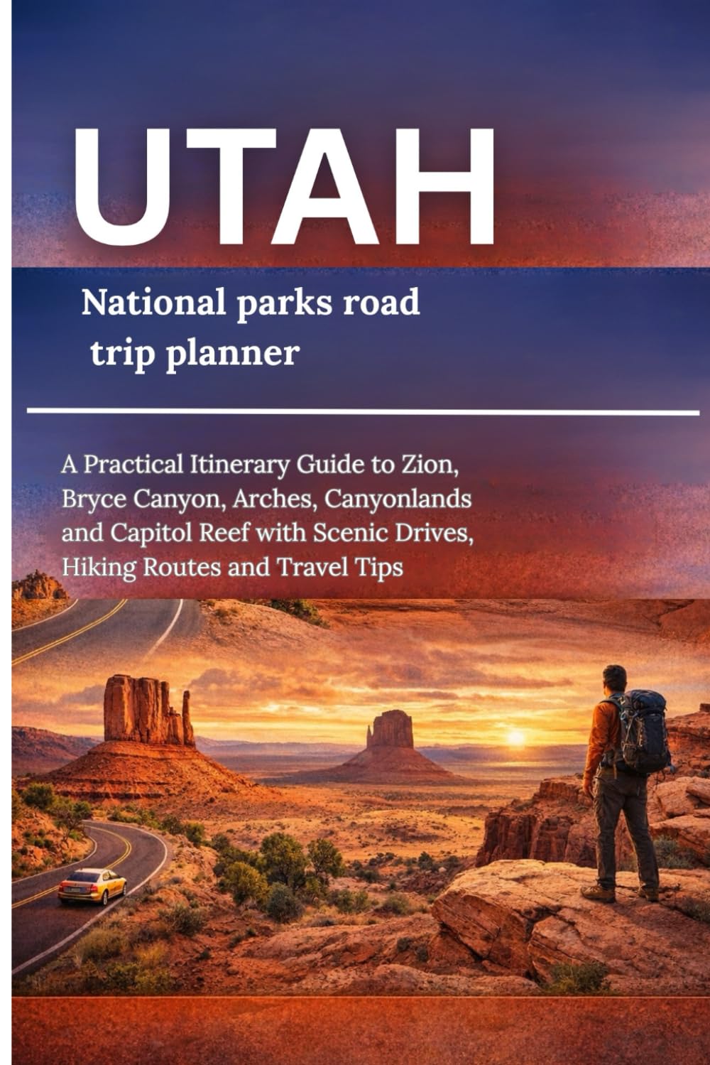 UTAH NATIONAL PARKS ROAD TRIP PLANNER: A Practical Itinerary Guide to Zion, Bryce Canyon, Arches, Canyonlands and Capitol Reef with Scenic Drives, Hiking Routes and Travel Tips