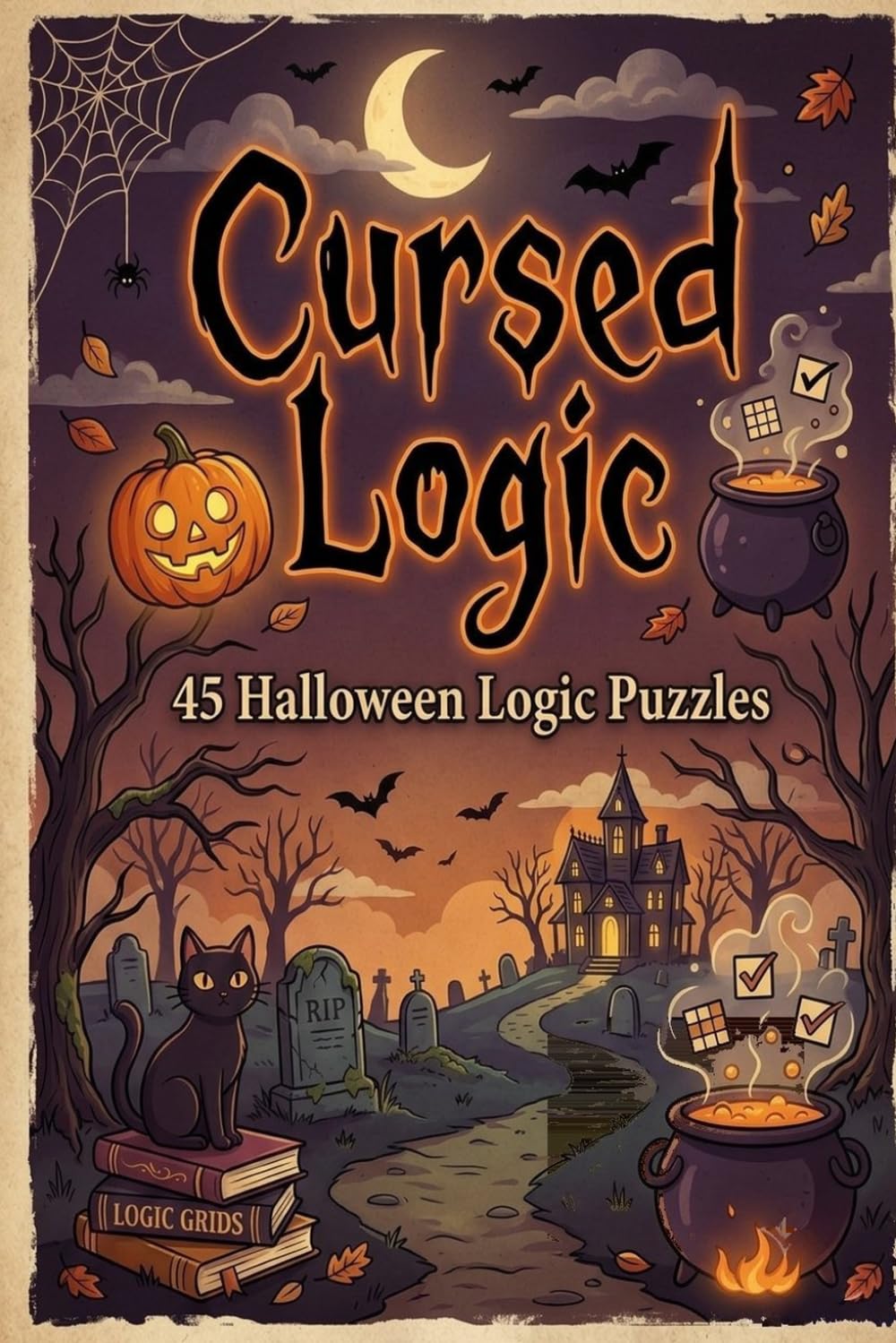 Cursed Logic: 45 Halloween Logic Puzzles