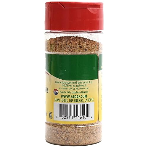 Vista 2 de Sadaf Shish Kabob Condimento – Condimento de kebab para cocinar y saborizar alimentos – Especias y condimentos de Oriente Medio – Especias persas