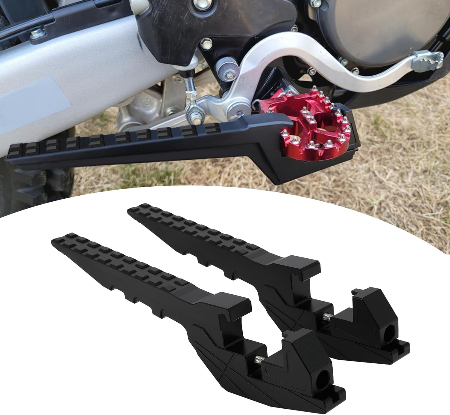 Estriberas Moto Enduro, Reposapies Moto Universales para EXC XC FE WR CRF RMZ Surron Light Bee X/S Talaria XXX X3 X4 MX3 MX4 MX5 TL4000 TL5500 Dirt Pit Bike