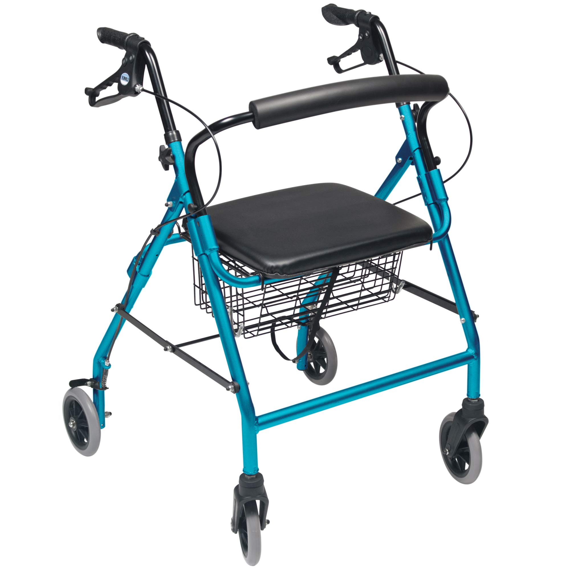 Lumex Walkabout Wide Rollator with Seat - Wide 15.5