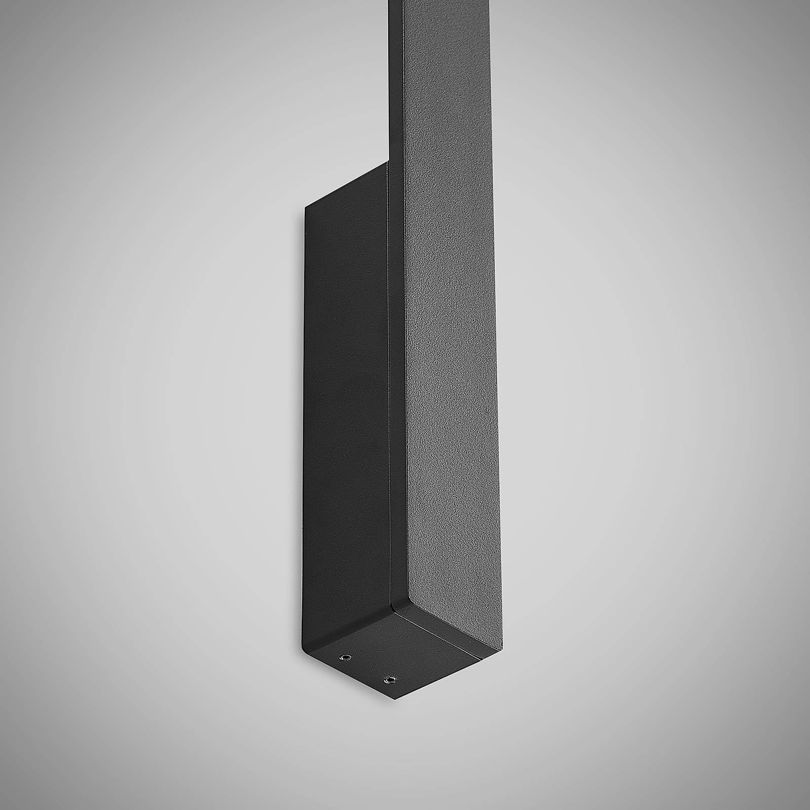 Arcchio LED Wandleuchte, Wandlampe Innen Ivano (Modern) in Schwarz aus Aluminium (2 flammig) - Wandstrahler Wandbeleuchtung Schlafzimmer/Wohnzimmer Flurleuchte