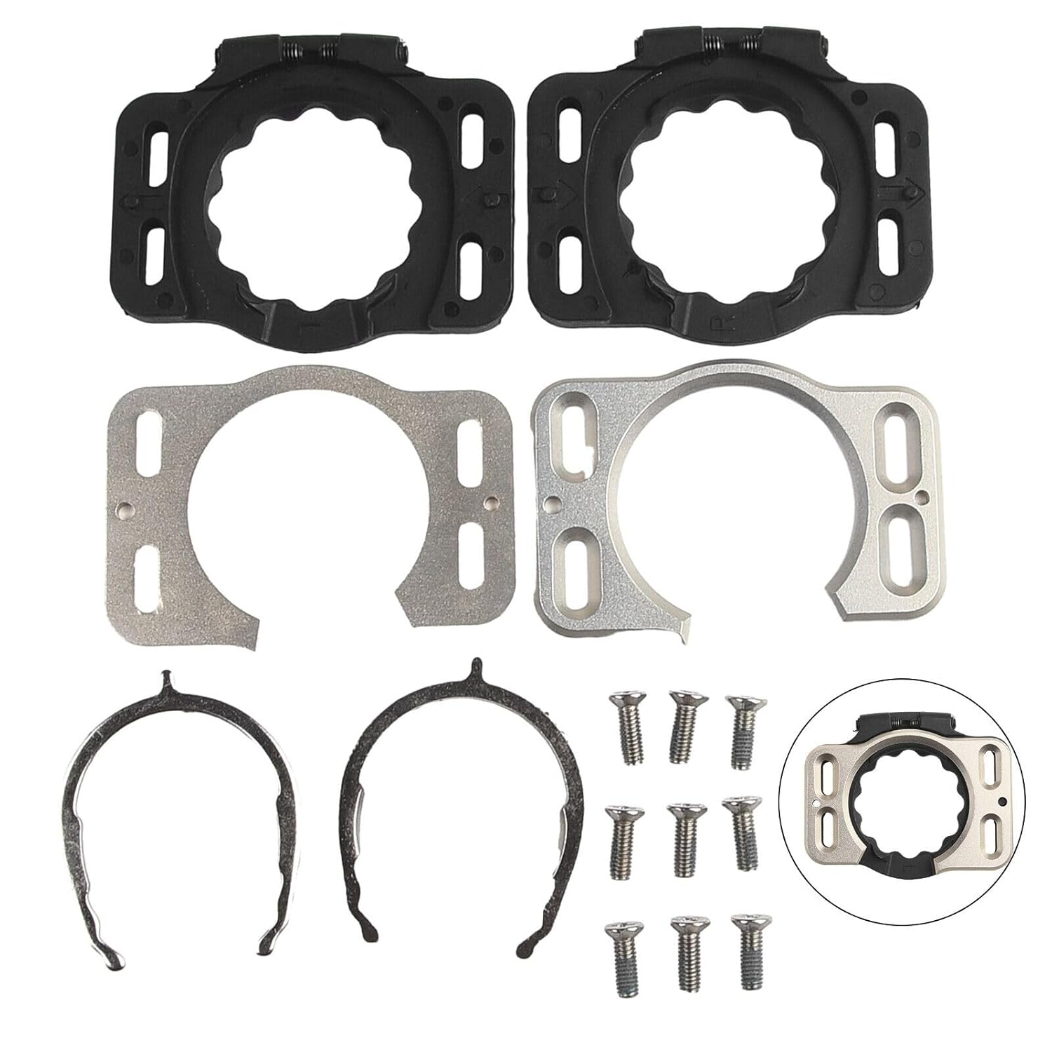 Spare Part Splint Cover Cleat Cover Aluminum Alloy 1 Pair Install