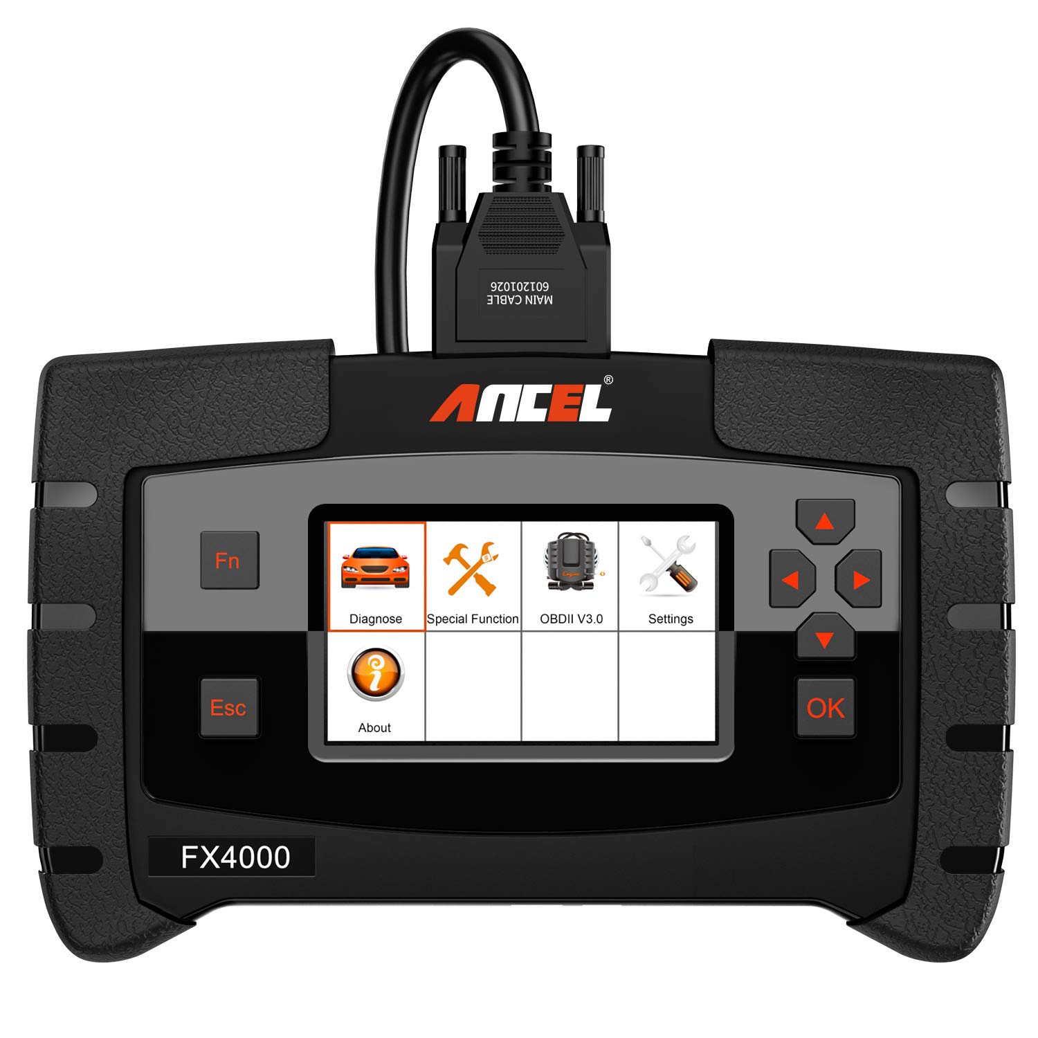 ANCEL FX4000 Plus All System OBD2 Scanner Car Diagnostic Scan Tool for Check Engine ABS SRS Transmis