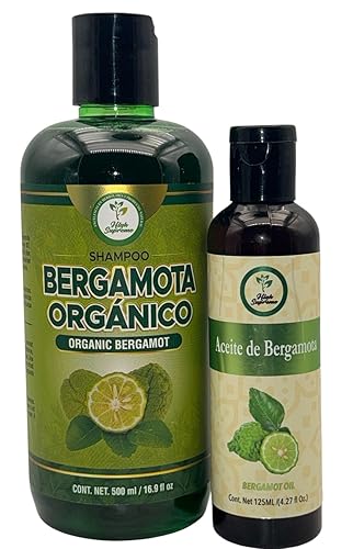 Miniatura 4 de Champú Bergamota Orgánico (16.9 fl oz) con Aloe Vera y Romero + Aceite de Bergamota (4.2 fl oz)  Champú Orgánico Bergamota con Sábila & Romero +