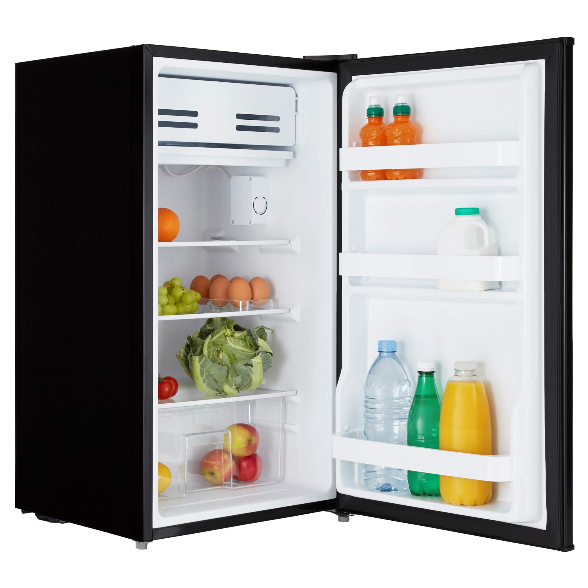 Cookology UCIF93BK Freestanding under counter Fridge in Black - 93 Litre Capacity - Adjustable Temperature Control & Legs - With Chiller Box — view 6
