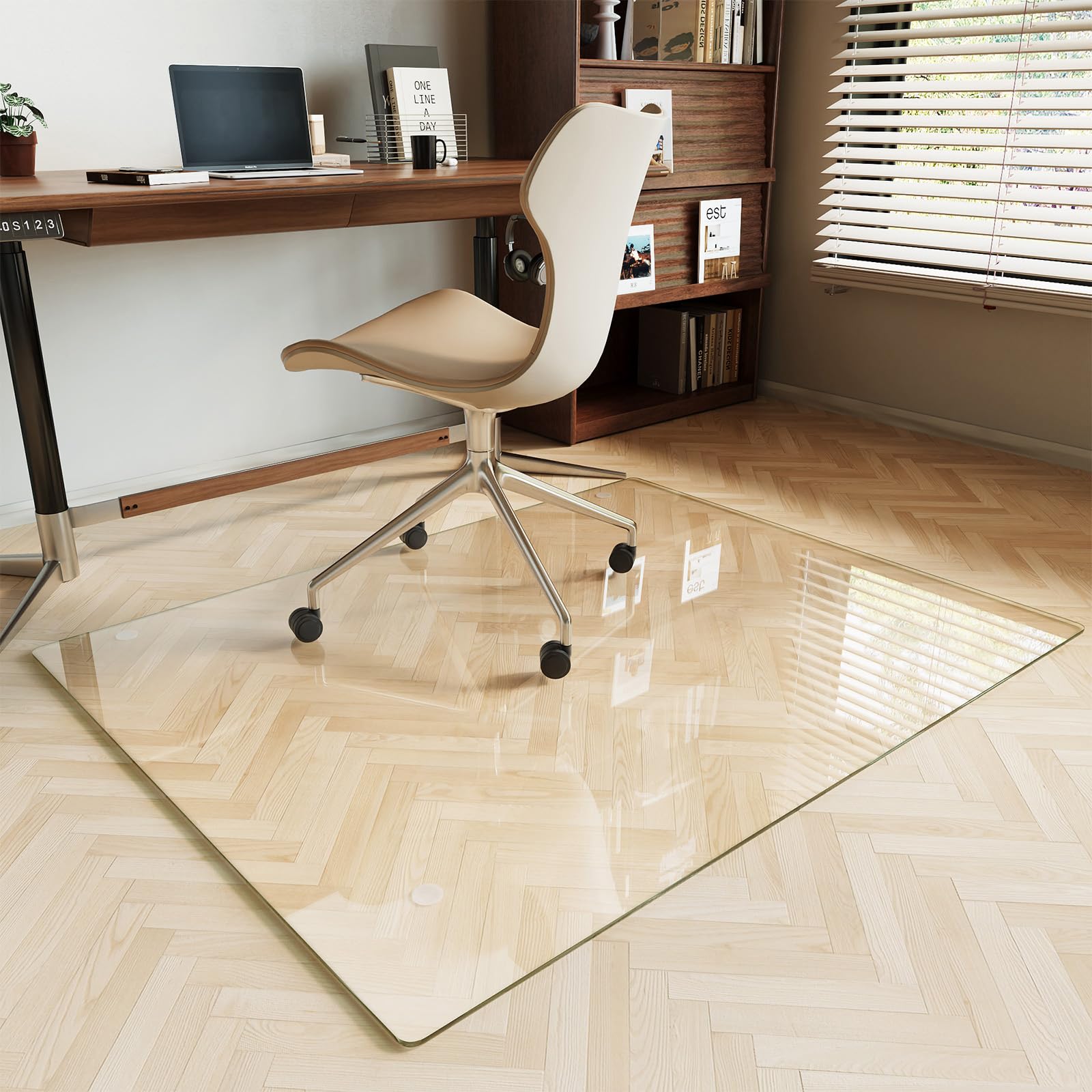 Koonmi 36" x 46" Office Chair Mat for Hardwood Floors &amp; Carpets