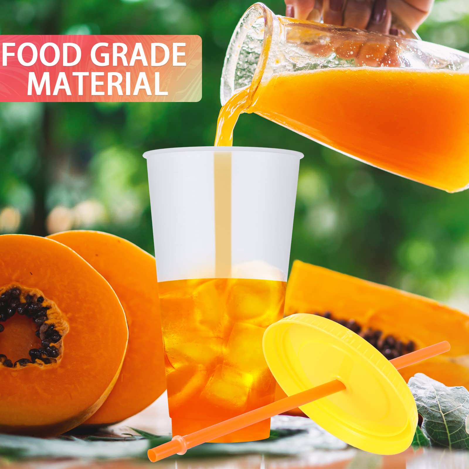 Honeydak Lot De 40 Gobelets En Plastique Réutilisables De 710