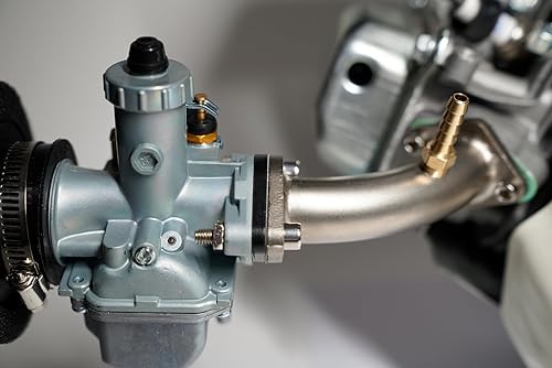 Miniatura 12 de JMCHstore Colector de entrada de tubo de admisión para Coleman 196cc Mini bike Predator 212 Ghost 224cc motor, KT196 Go kart, BT200X CT200U EX, Baja