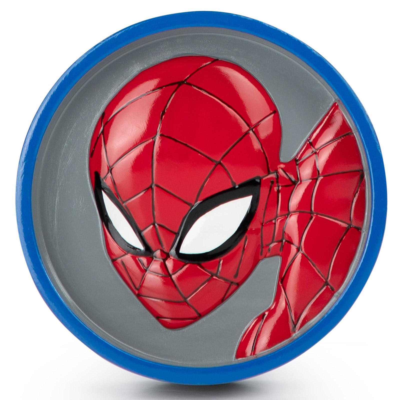 Jay Franco Marvel Spiderman Soap Dish - Red & Blue Resin Sponge Holder/Bar Soap Holder - Kids Bathroom Tray