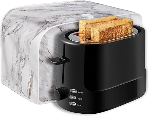 Vista 45 de Cubierta para tostadora de cocina, protector para hornear se adapta a la mayoría de tostadoras estándar de 4 rebanadas, mantiene la tostadora libre