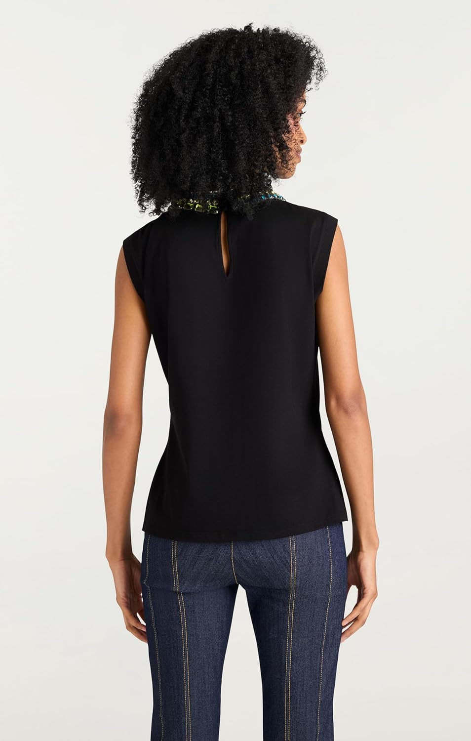 Cinq à Sept Womens Twist Necklace Blaine Tee - Image 2