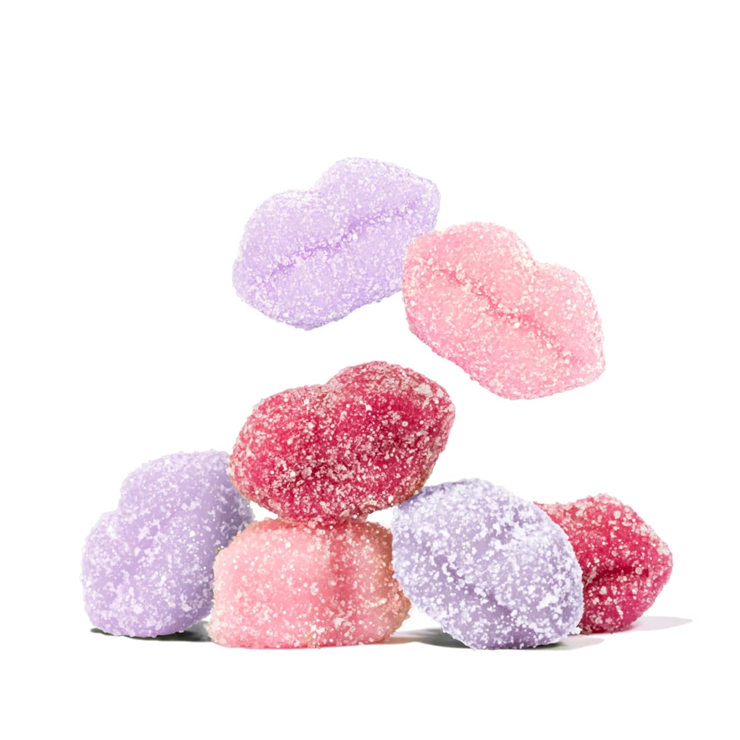 Cupid's Sour Smooches - Gummy Sugar Lips - Pucker Up Sour Candy Lips - Cherry, Grape, and Strawberry Flavored Sours Lip Valentine's Day Candy (3 Pound)