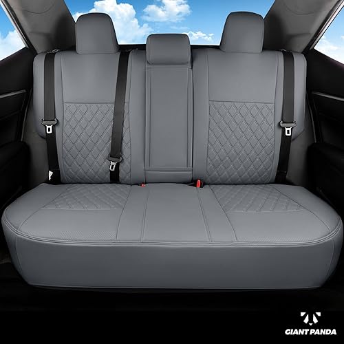 Miniatura 10 de GIANT PANDA Juego completo de fundas de asiento de automóvil personalizadas para Toyota Corolla L LE LE Eco XLE Sedan 2014 2015 2016 2017 2018 2019
