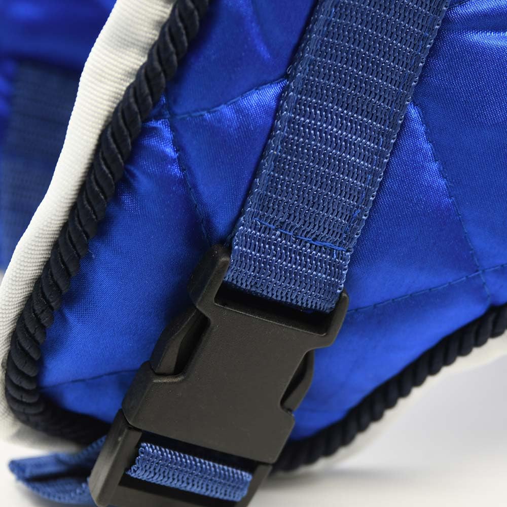 Set di accessori blu per Hobby Horse e cavallo stick: cavezza muta con cordino + coperta + berretto anti-mosche