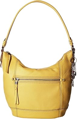 yellow sak purse