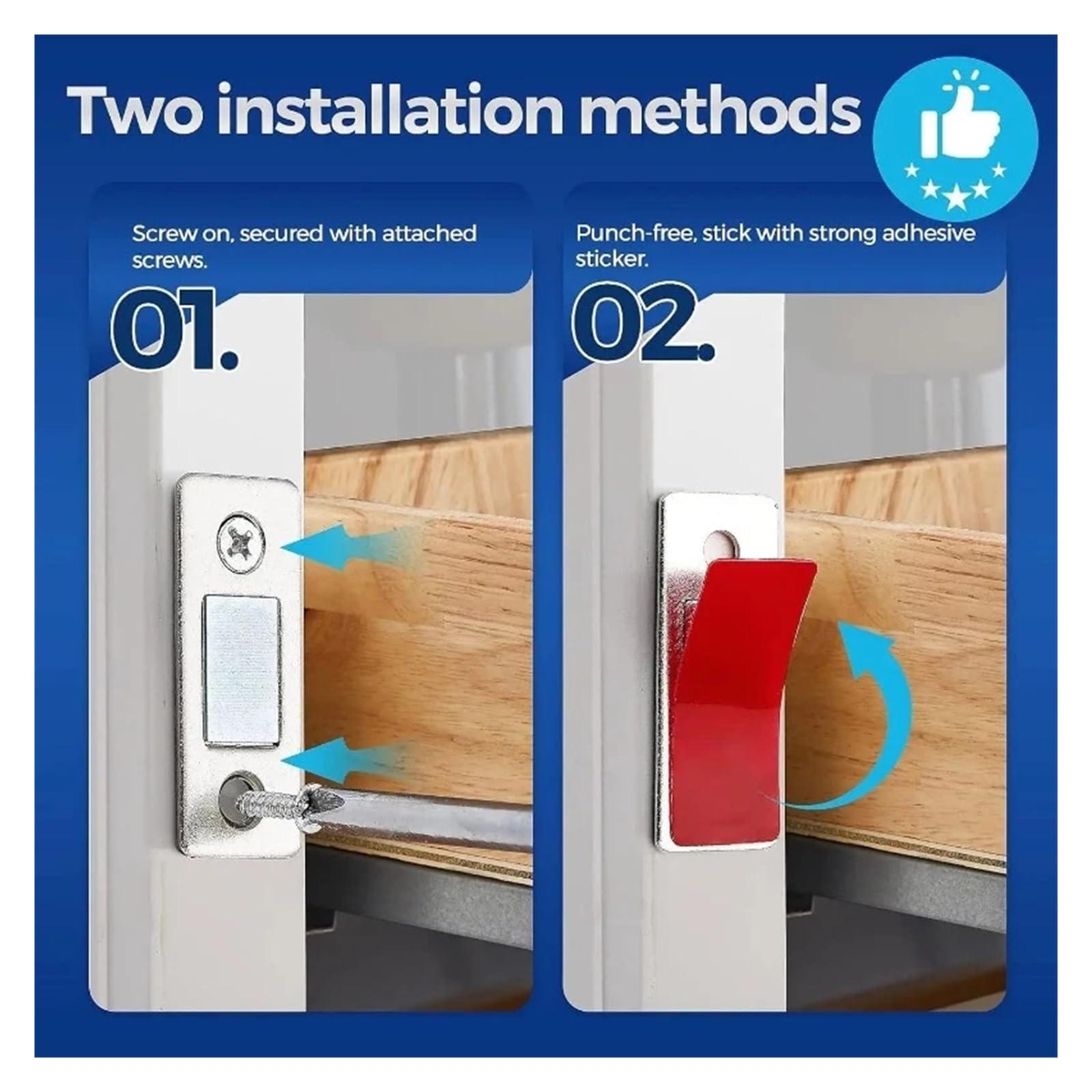 Chiusura magnetica adesiva for porta dell'armadio