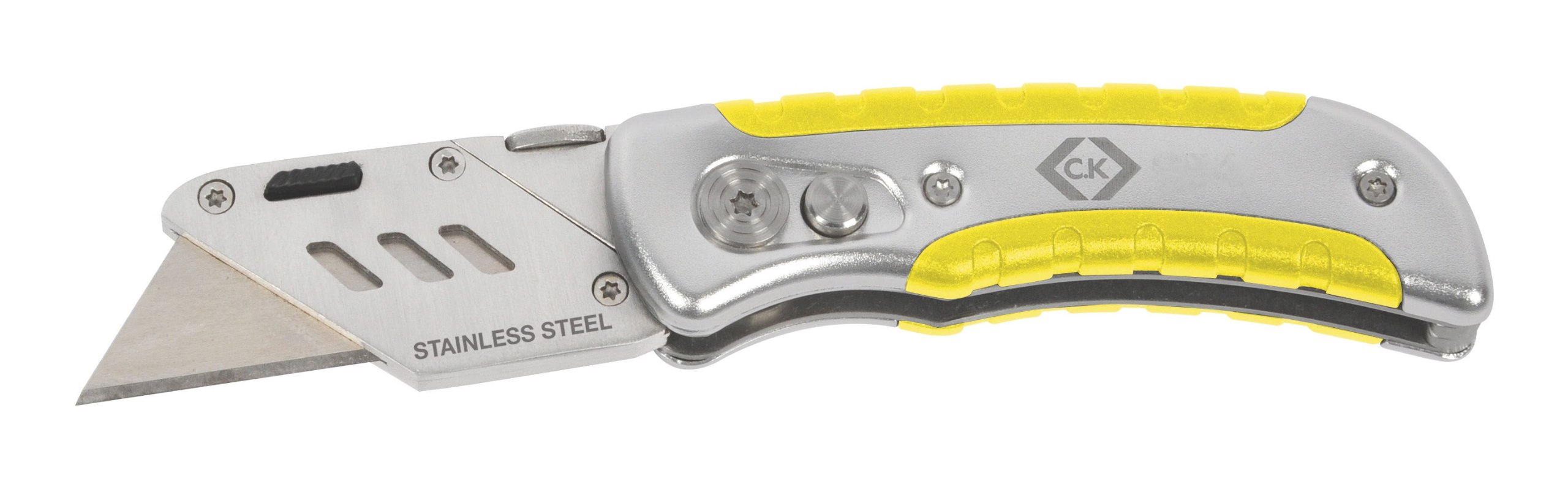 C.K T0954 Folding Utility Knife, Silver